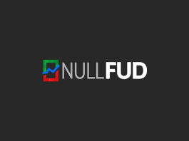 NullFUD logo with the text next to it, in front of a dark background, used as the default post picture.